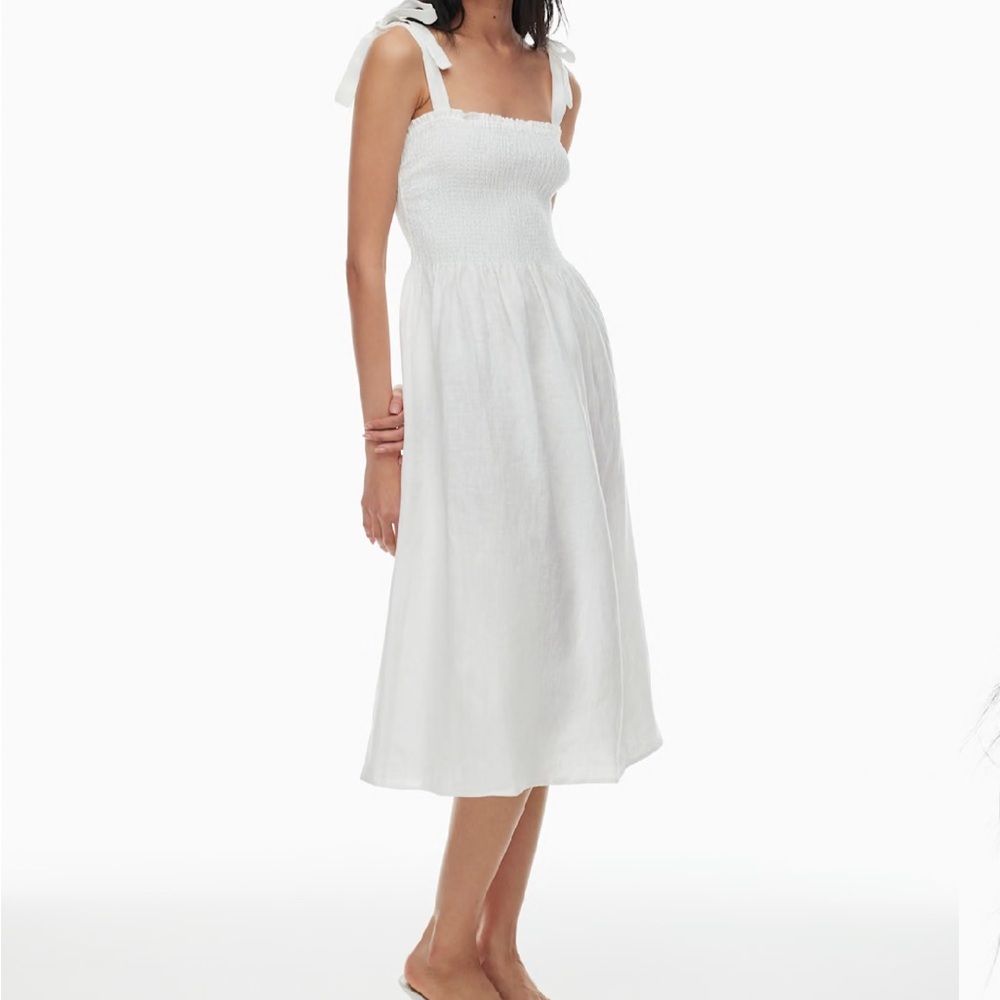 Golden hour Linen dress